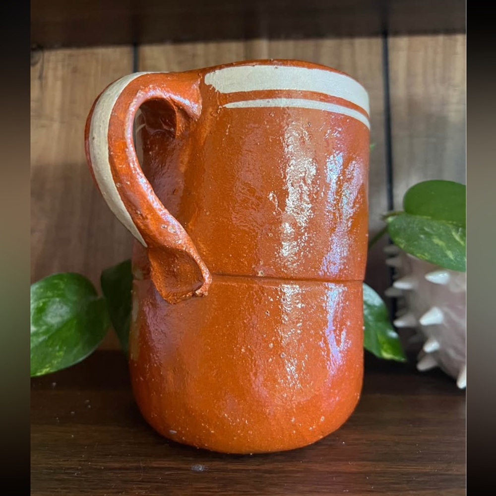 Mexican Clay Jarrito Mug - Picture 3 of 10